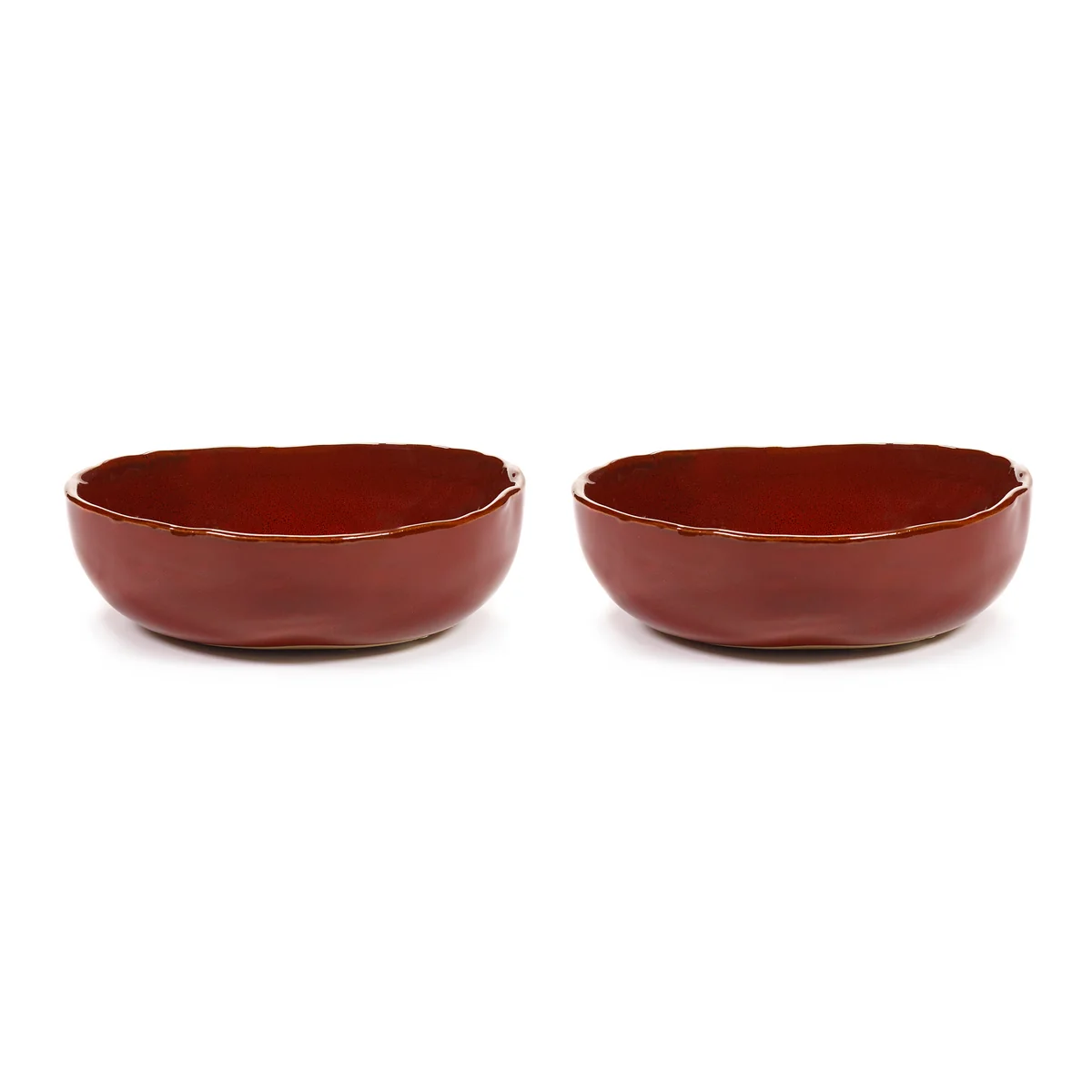 Serax - La Mère coupe M, venetian red (set de 2) Serax - La Mère coupe M, venetian red (set de 2)
