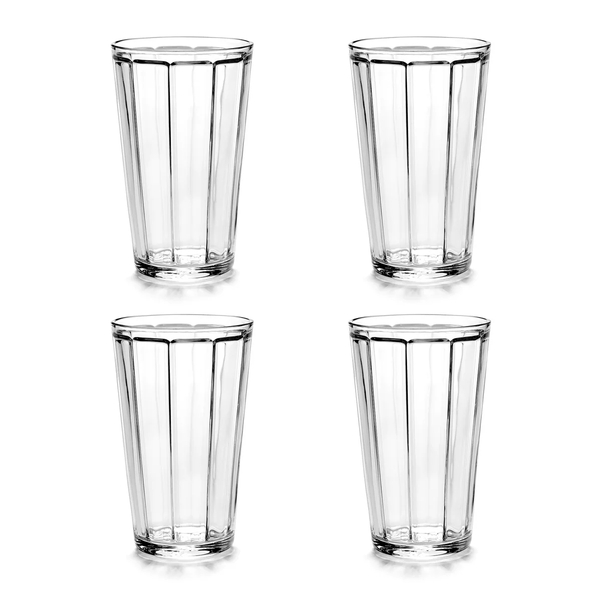 Serax - Surface Verre à long drink, transparent (set de 4) Serax - Surface Verre à long drink, transparent (set de 4)