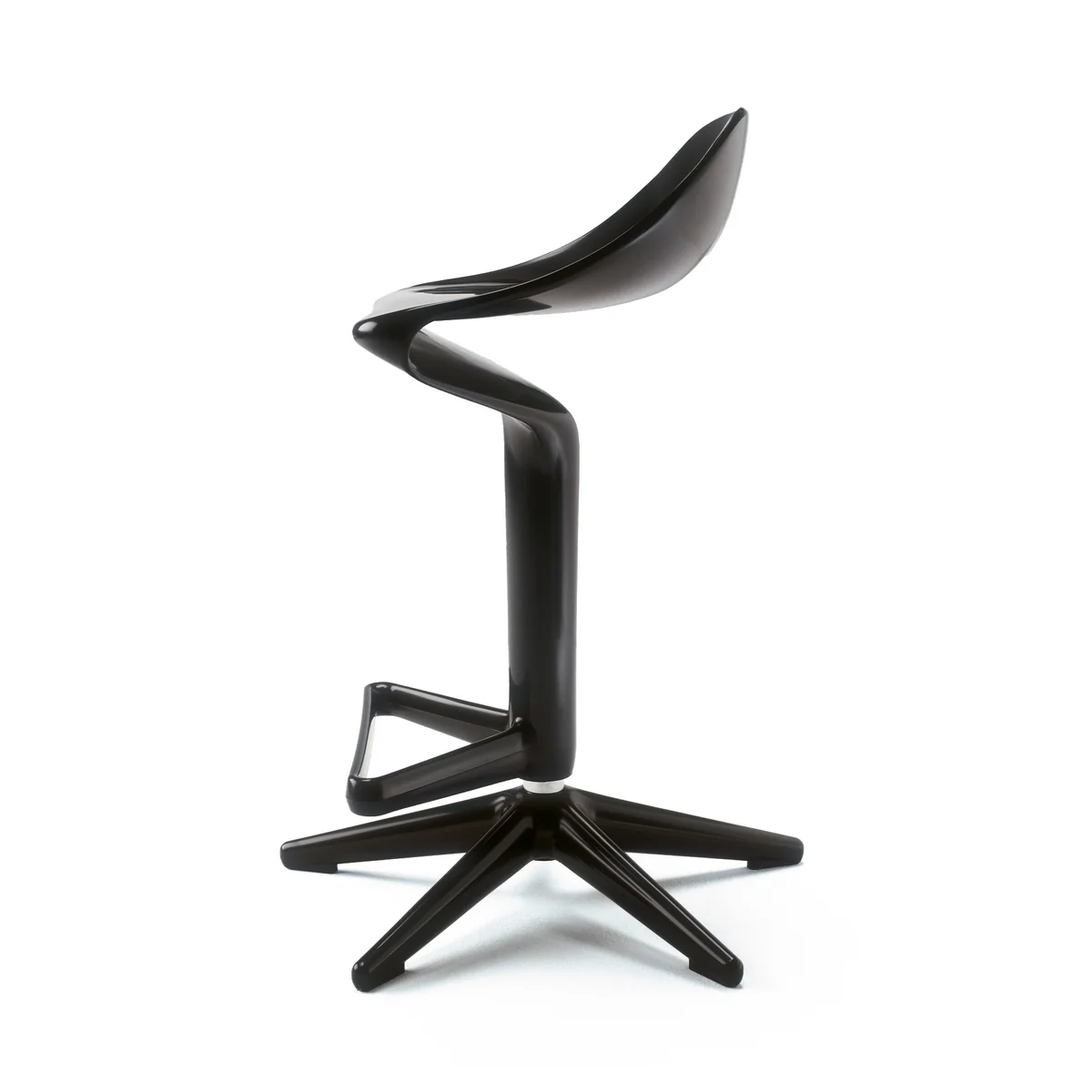 Kartell - Spoon Tabouret de bar, noir Kartell - Spoon Tabouret de bar, noir