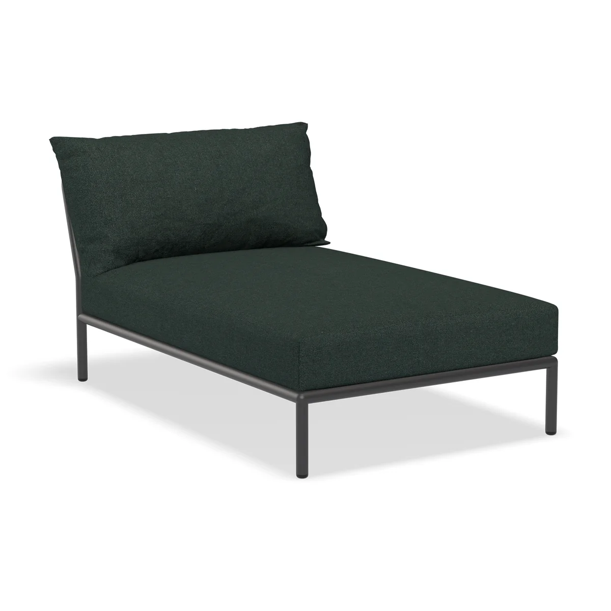 HOUE - Level 2 Chaise Longue, dark grey / alpine HOUE - Level 2 Chaise Longue, dark grey / alpine
