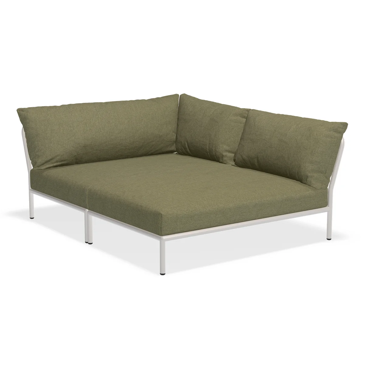 HOUE - Level 2 Cozy Sofa, à droite, muted white / leaf