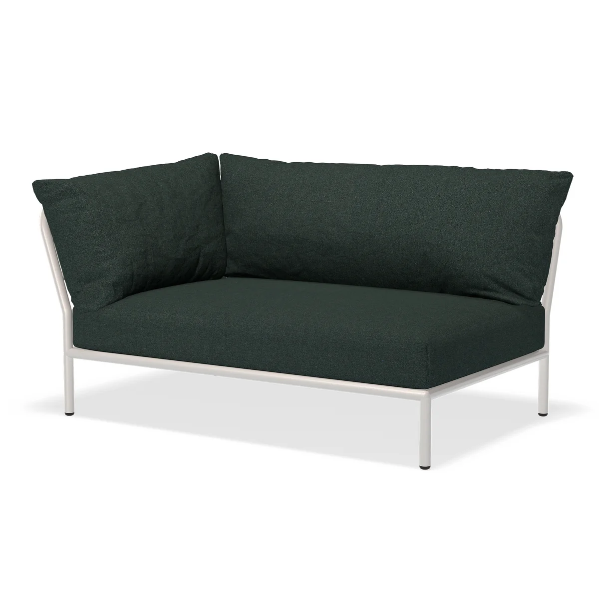 HOUE - Level 2 Canapé, gauche, muted white / alpine