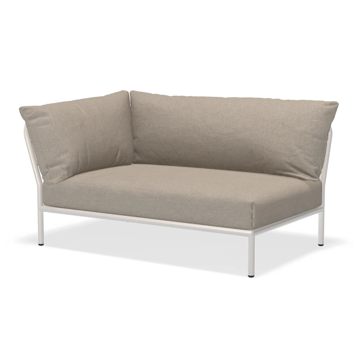 HOUE - Level 2 Canapé, gauche, muted white / ash