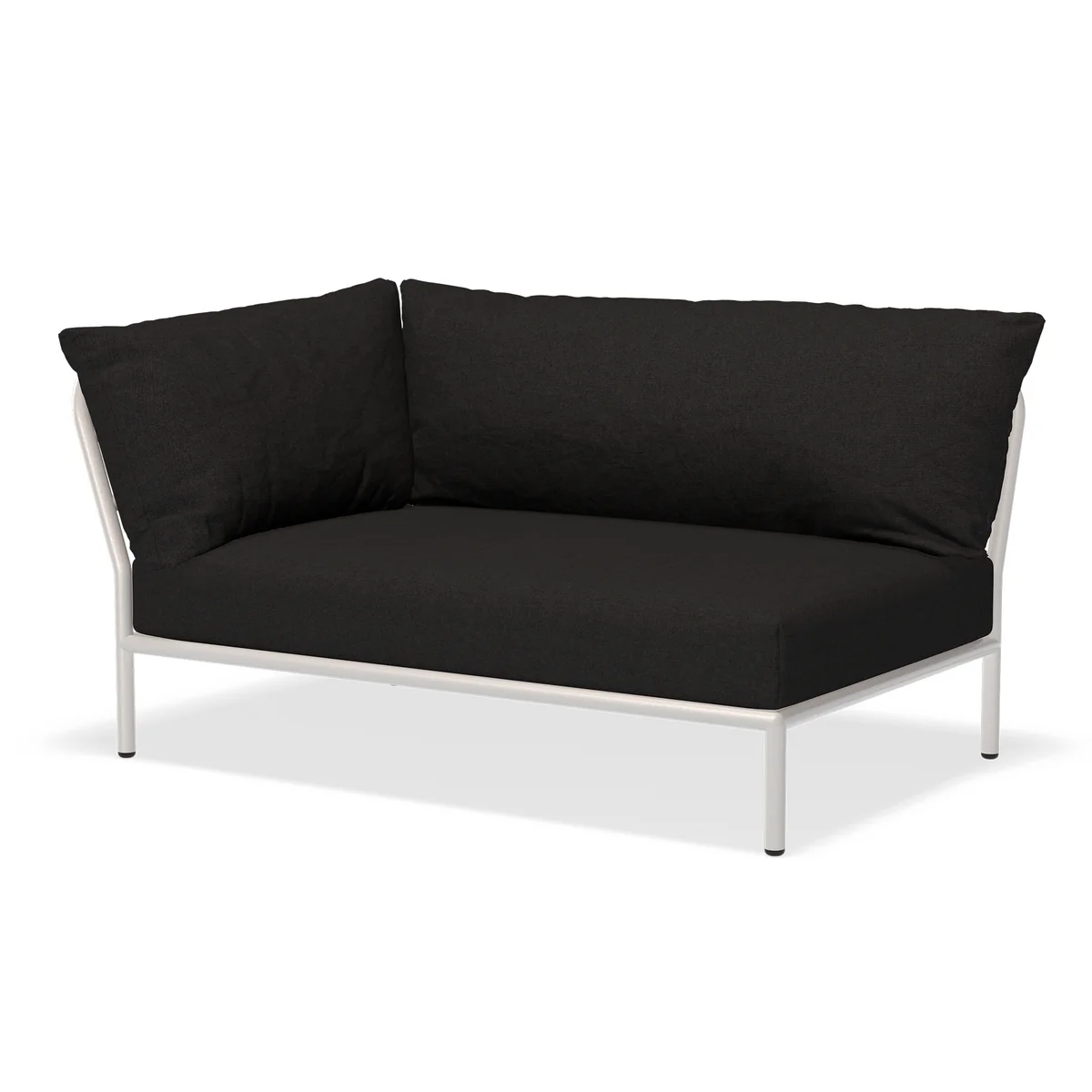 HOUE - Level 2 Canapé, gauche, muted white / charcoal