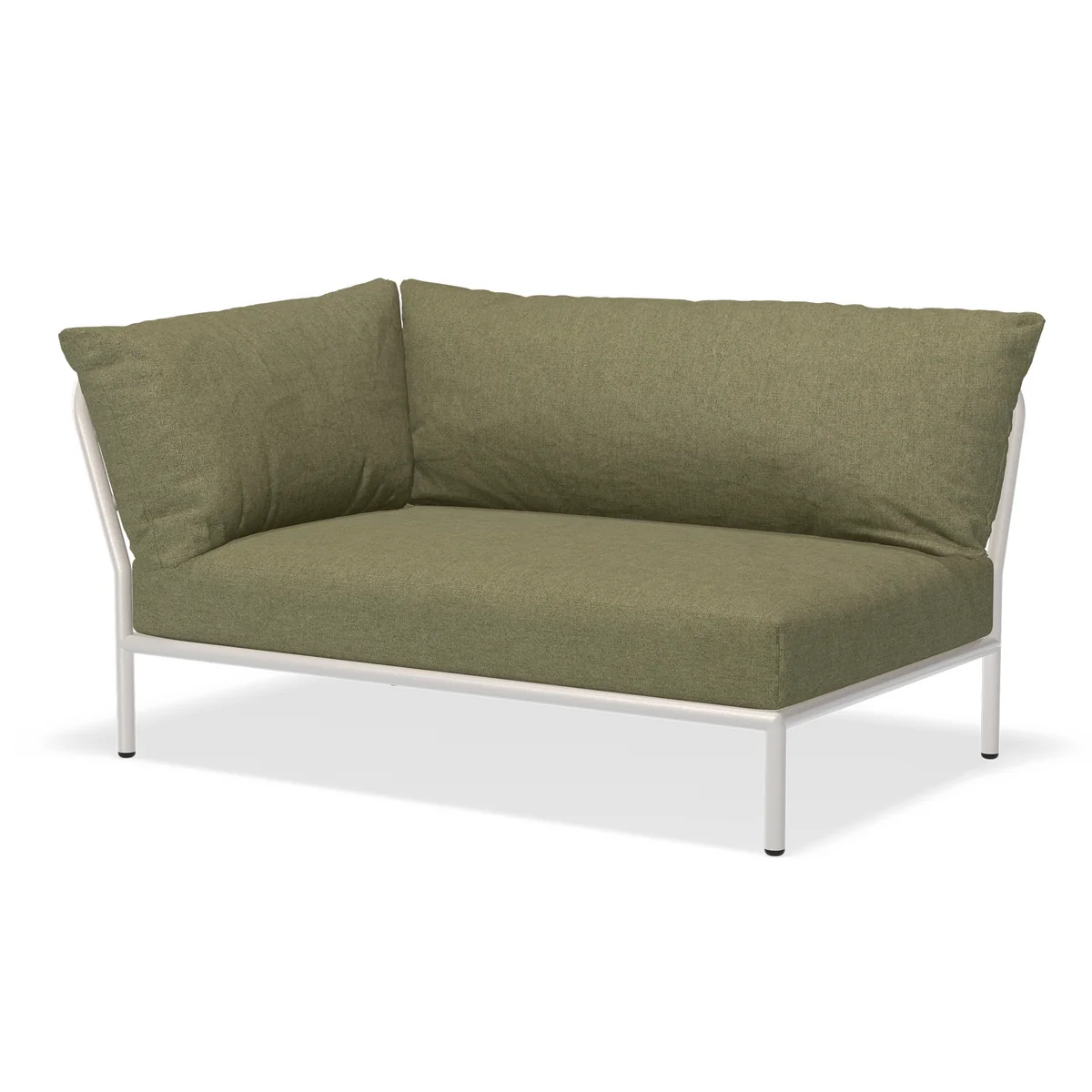 HOUE - Level 2 Canapé, gauche, muted white / leaf