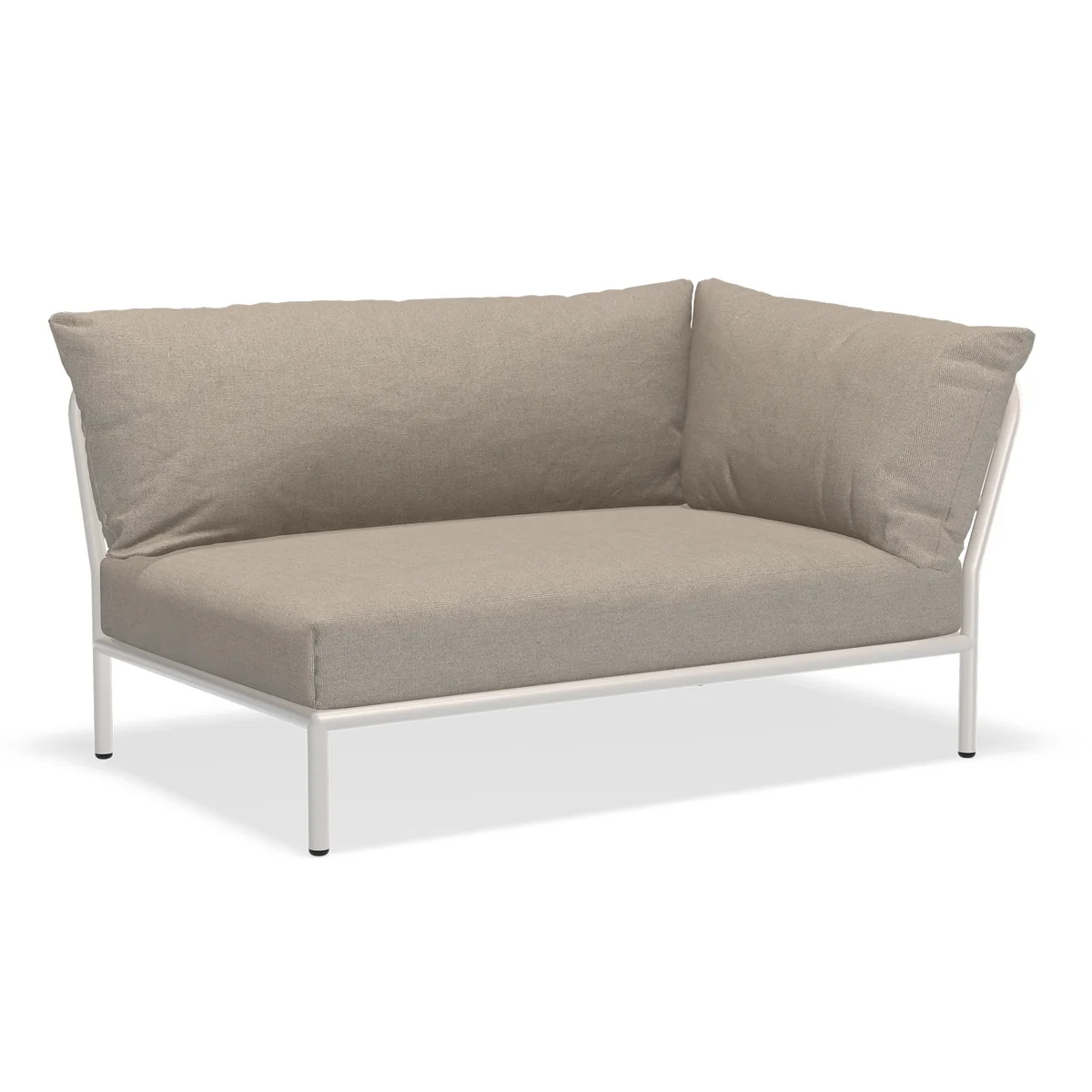HOUE - Level 2 Canapé, droite, muted white / ash