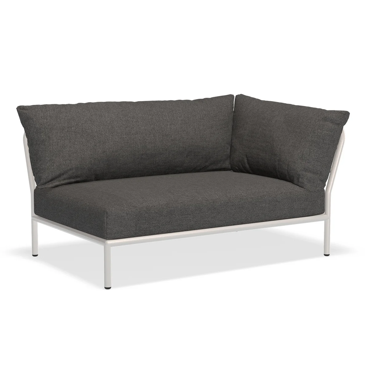 HOUE - Level 2 Canapé, droite, muted white / dark grey basic