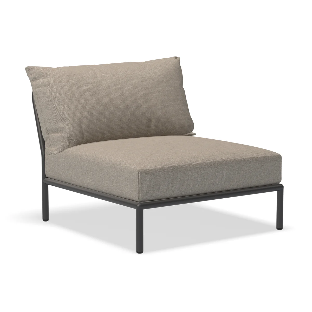 HOUE - Level 2 Chaise, dark grey / ash HOUE - Level 2 Chaise, dark grey / ash