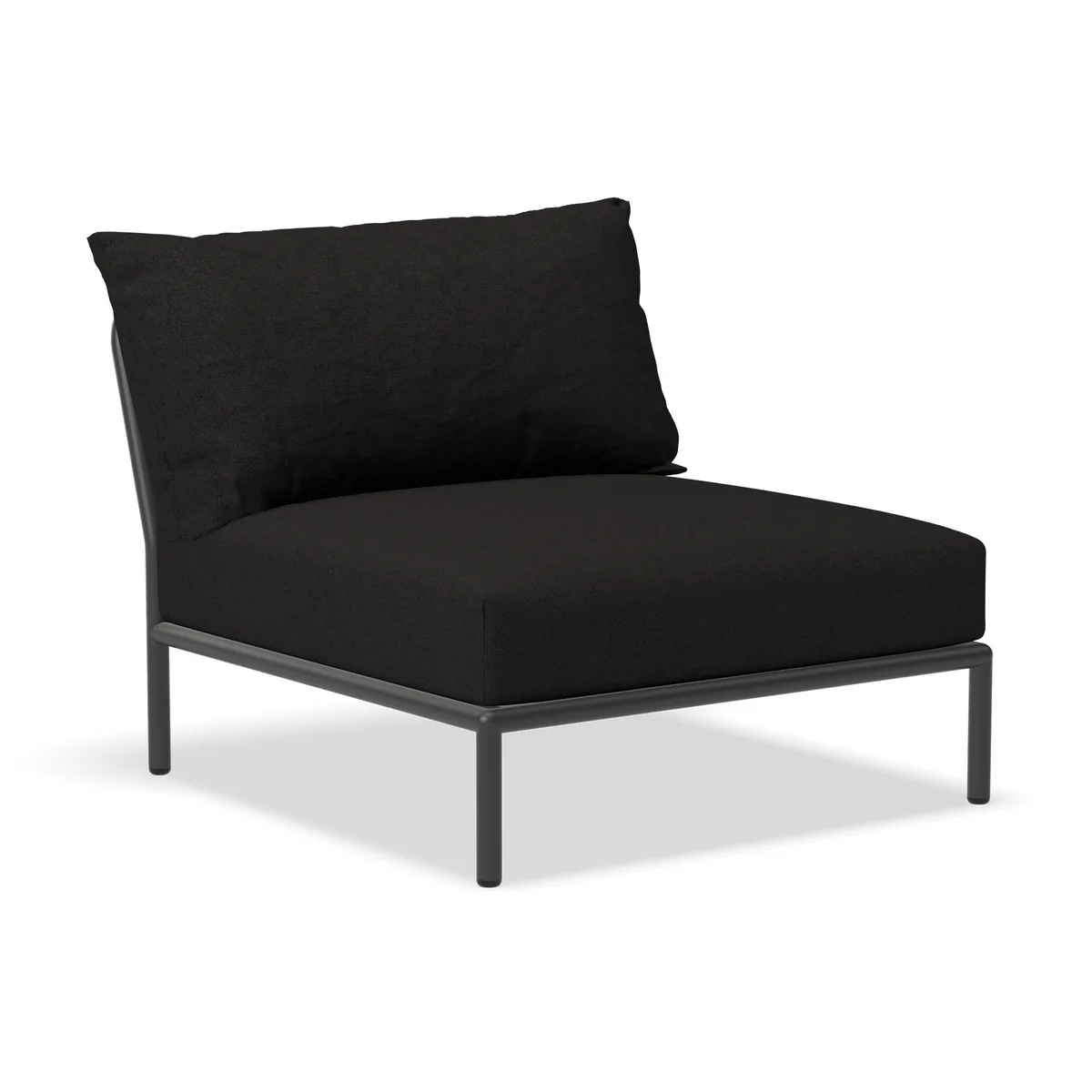 HOUE - Level 2 Chaise, dark grey / charcoal HOUE - Level 2 Chaise, dark grey / charcoal