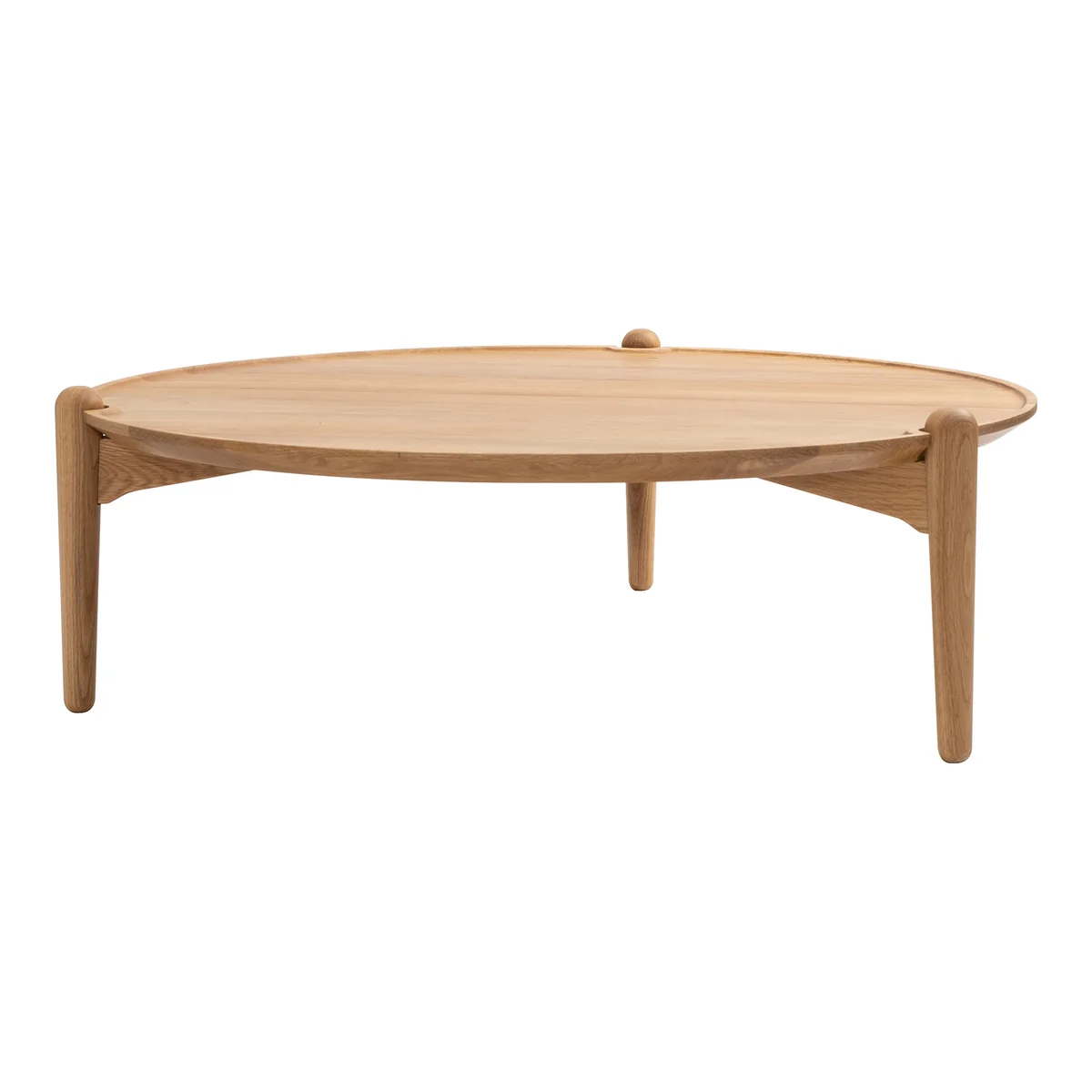 Design House Stockholm - Aria Table d'appoint low, Ø 50 x 37 cm, chêne Design House Stockholm - Aria Table d'appoint low, Ø 50 x 37 cm, chêne