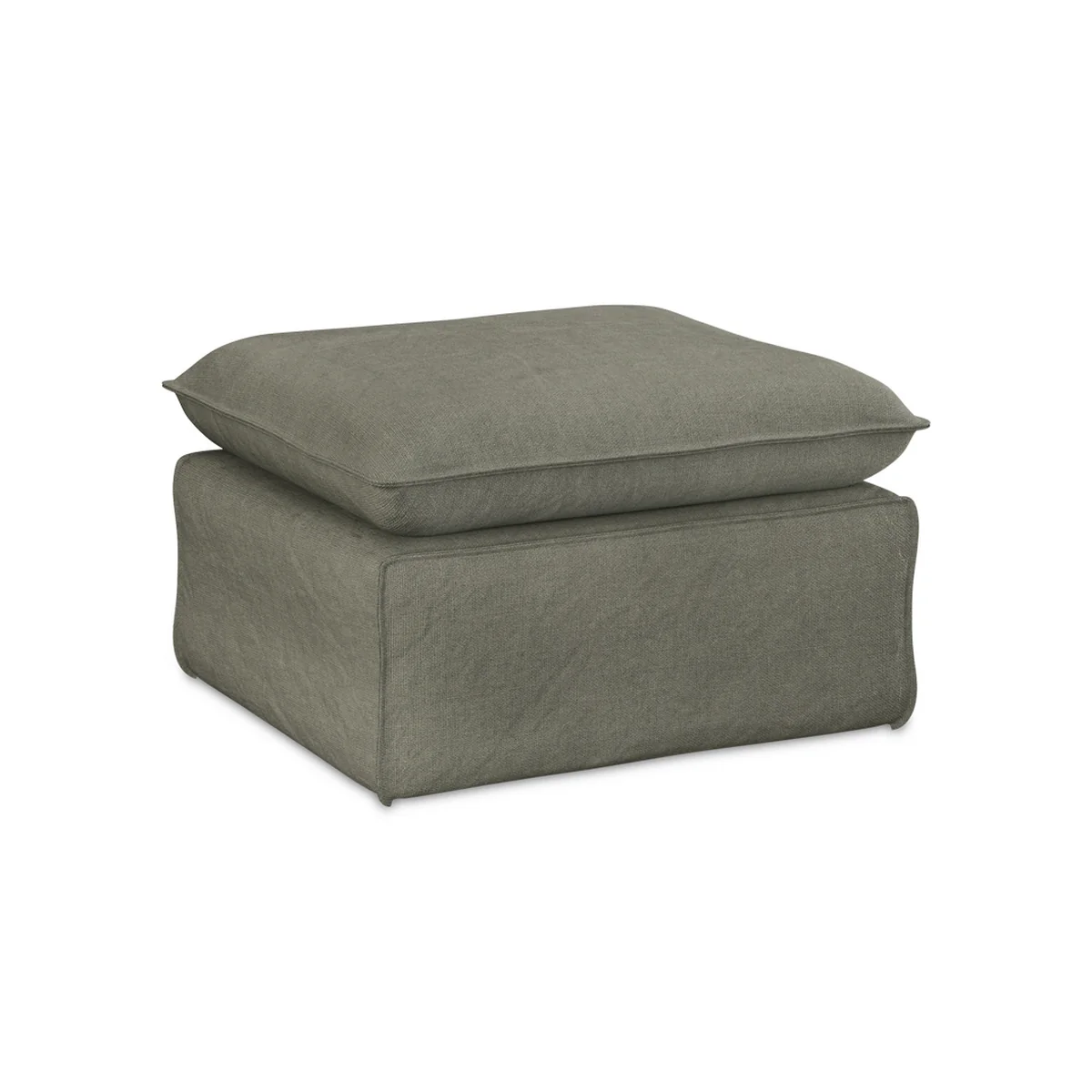 HKliving - Nomad canapé, pouf, lin / army green HKliving - Nomad canapé, pouf, lin / army green