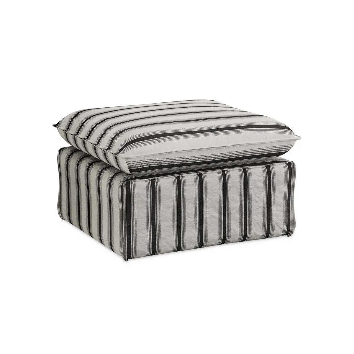 HKliving - Nomad canapé, pouf, Rocco / chalkstripe HKliving - Nomad canapé, pouf, Rocco / chalkstripe