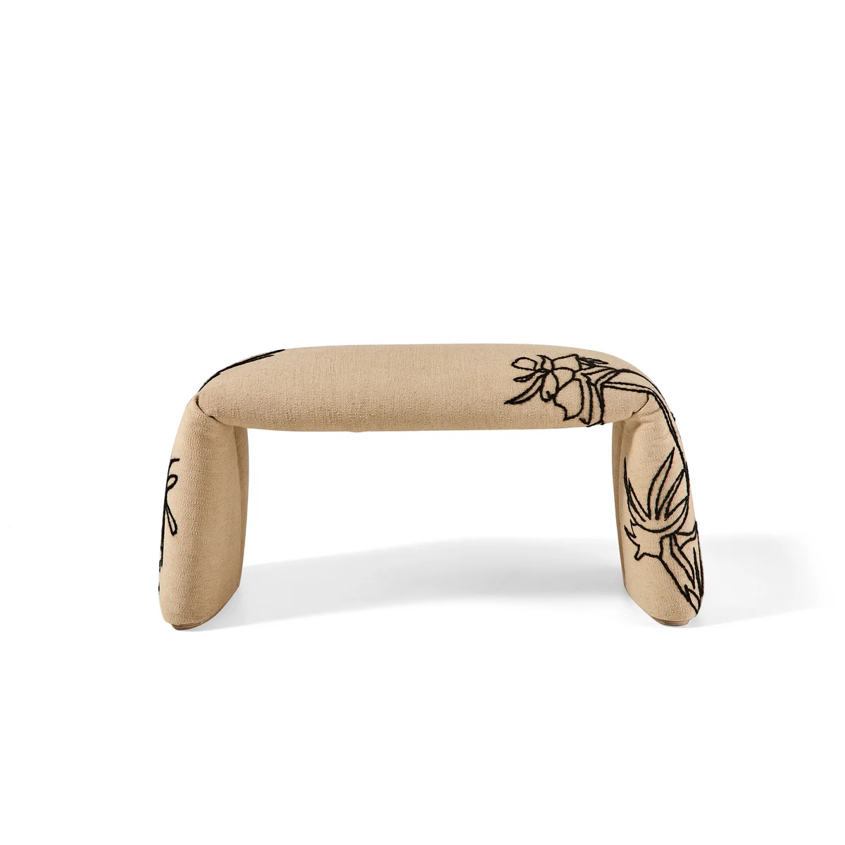 nanimarquina - Banc plié, moyen, 97 x 45 cm, fleurs nanimarquina - Banc plié, moyen, 97 x 45 cm, fleurs
