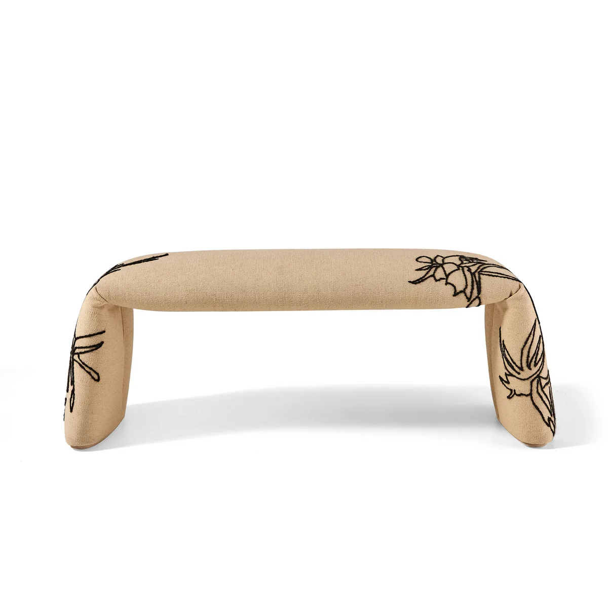 nanimarquina - Banc plié, large, 120 x 45 cm, fleurs nanimarquina - Banc plié, large, 120 x 45 cm, fleurs