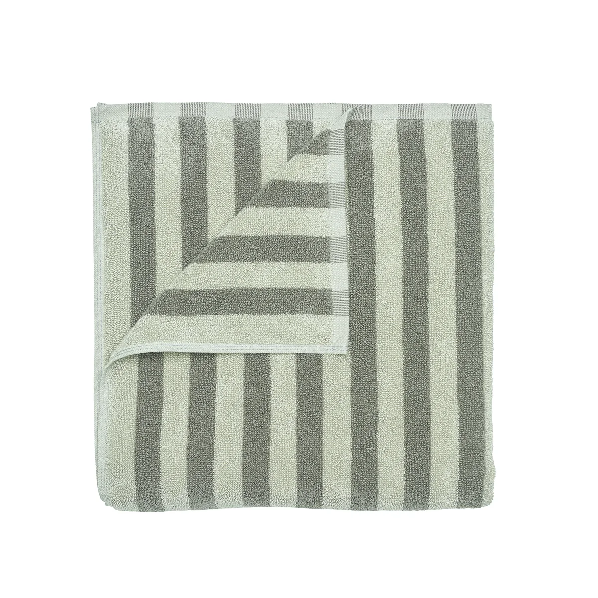 Blomus - Arto Serviette de bain, 140 x 70 cm, larges rayures, desert sage / agave green Blomus - Arto Serviette de bain, 140 x 70 cm, larges rayures, desert sage / agave green