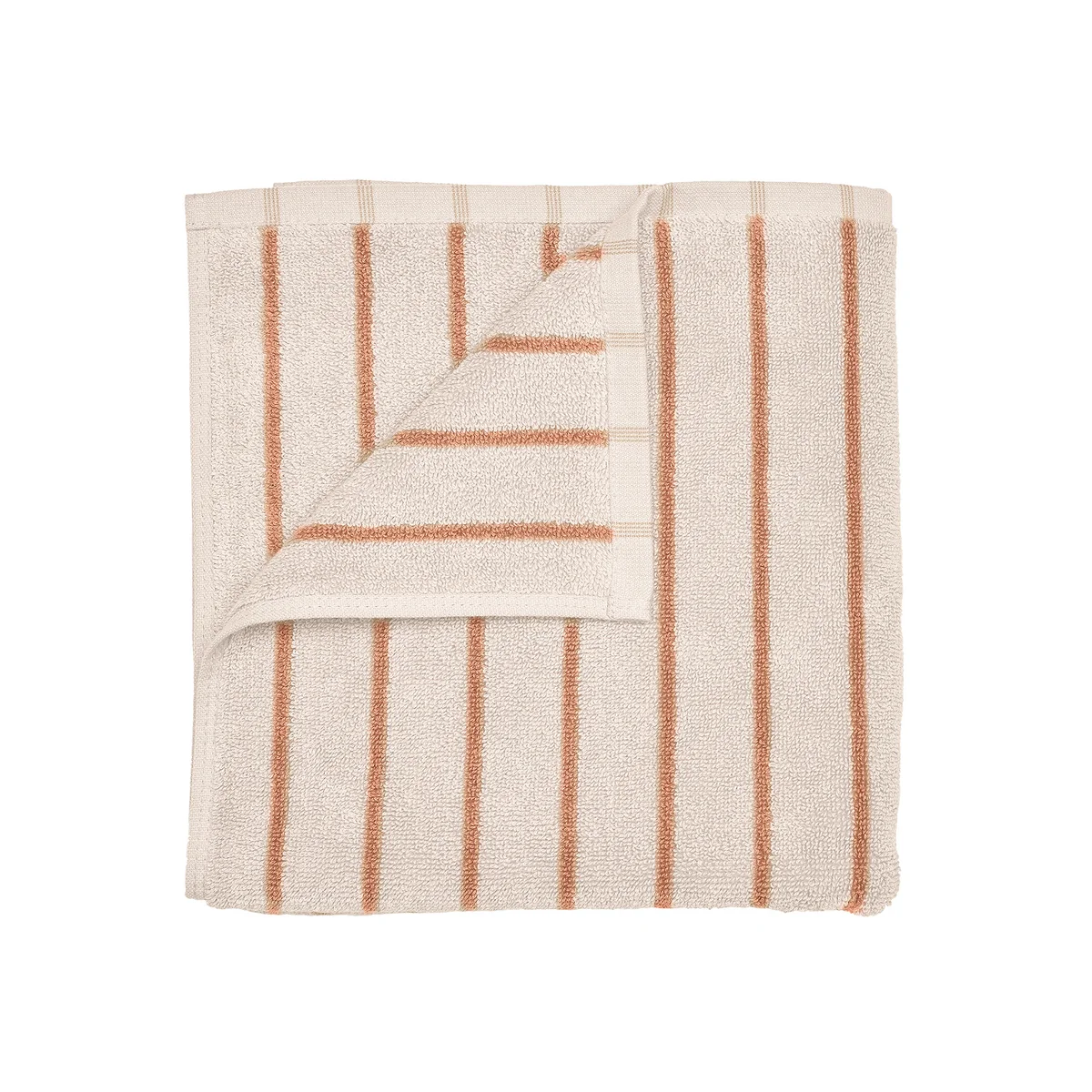 Blomus - Arto Serviette de bain, 140 x 70 cm, rayures fines, moonbeam / amber brown Blomus - Arto Serviette de bain, 140 x 70 cm, rayures fines, moonbeam / amber brown