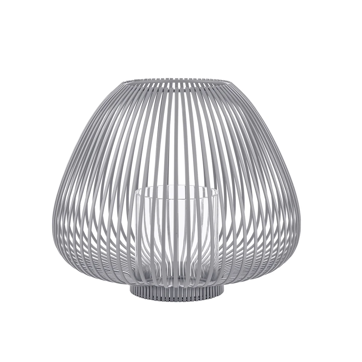 Blomus - Lyva Lanterne M, Ø 31 x H 26 cm, gris acier Blomus - Lyva Lanterne M, Ø 31 x H 26 cm, gris acier