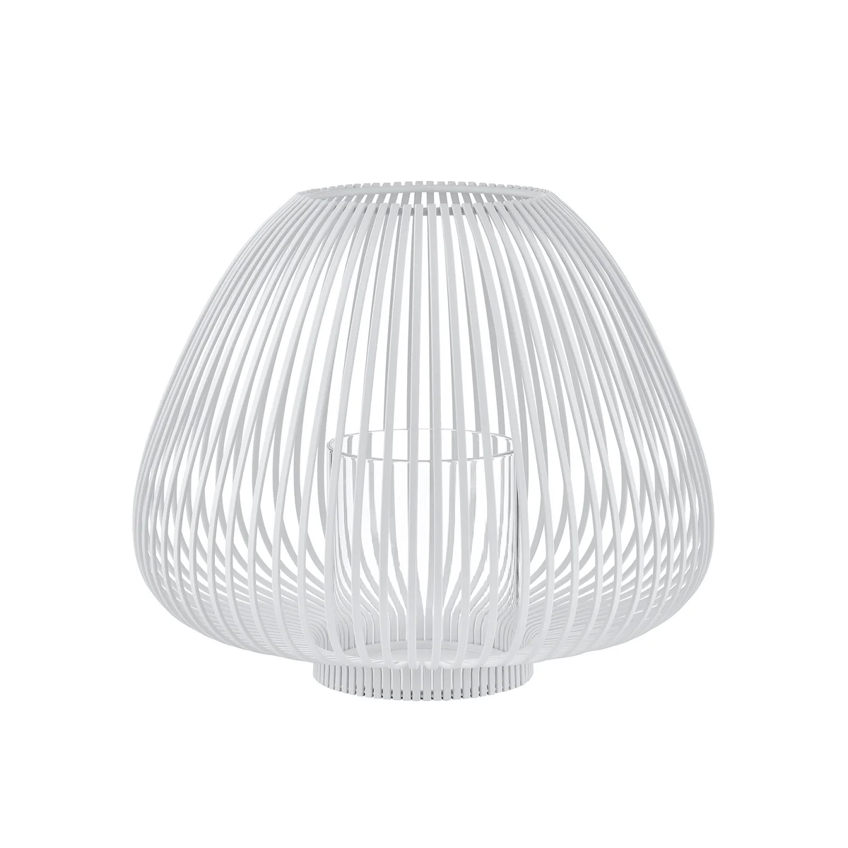 Blomus - Lyva Lanterne M, Ø 31 x H 26 cm, blanc Blomus - Lyva Lanterne M, Ø 31 x H 26 cm, blanc