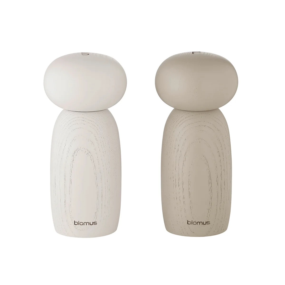 Blomus - Moli Moulin à sel et à poivre, moonbeam / nomad (lot de 2) Blomus - Moli Moulin à sel et à poivre, moonbeam / nomad (lot de 2)