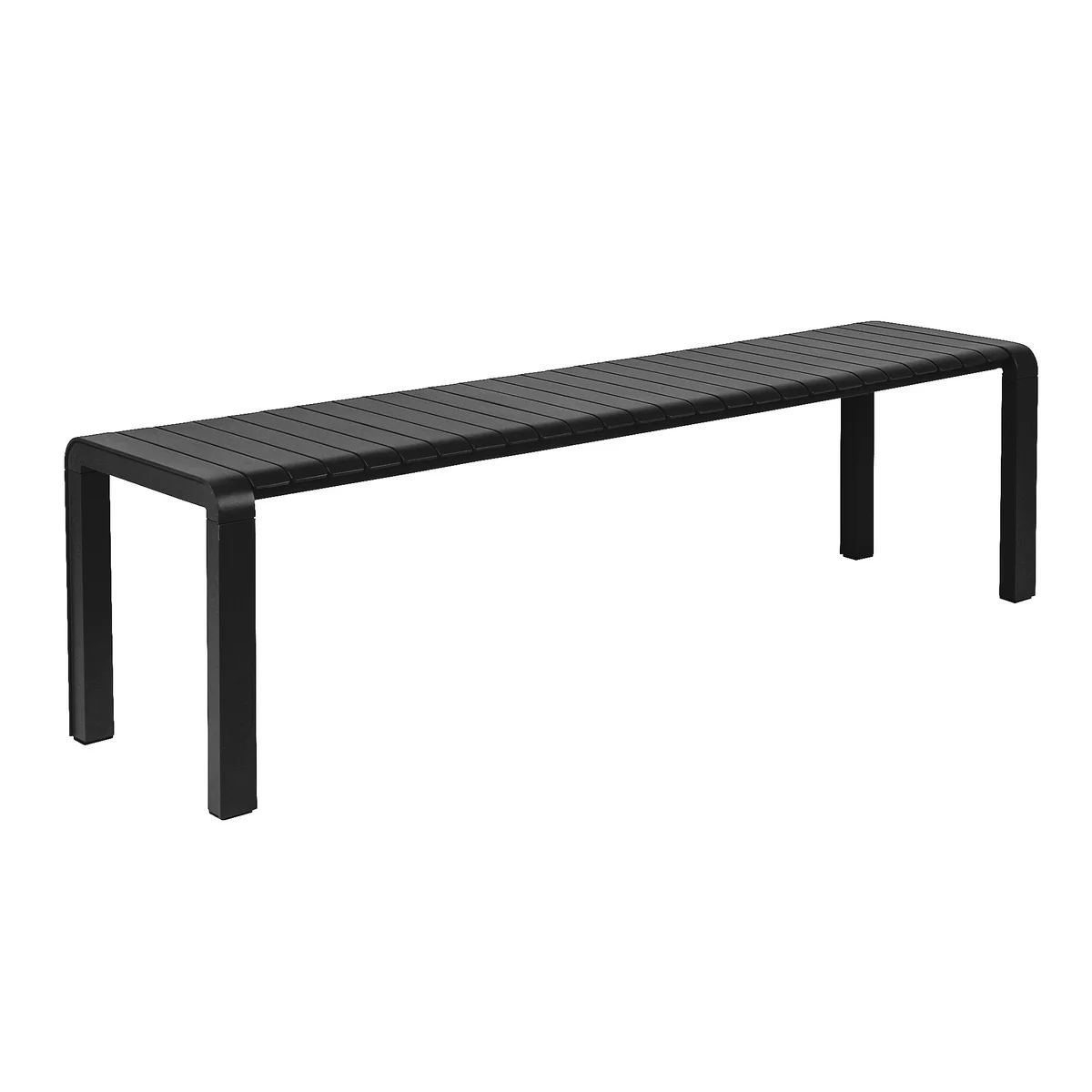 Zuiver - Vondel Banc de jardin 175 cm, noir Zuiver - Vondel Banc de jardin 175 cm, noir