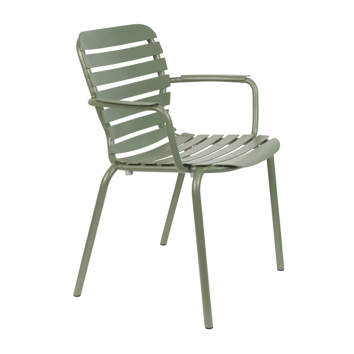 Zuiver - Vondel Chaise de jardin avec accoudoirs, vert