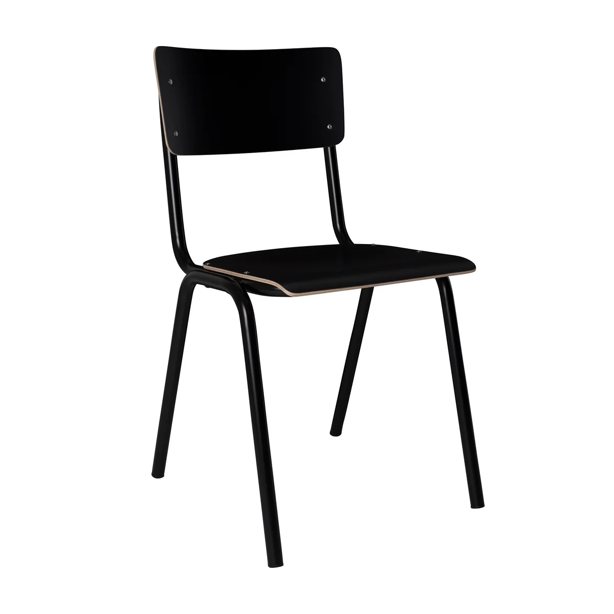 Zuiver - Back to School Chaise, noir Zuiver - Back to School Chaise, noir