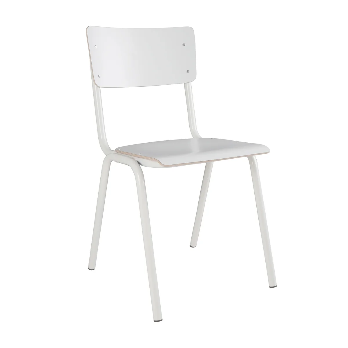 Zuiver - Back to School Chaise, blanc Zuiver - Back to School Chaise, blanc