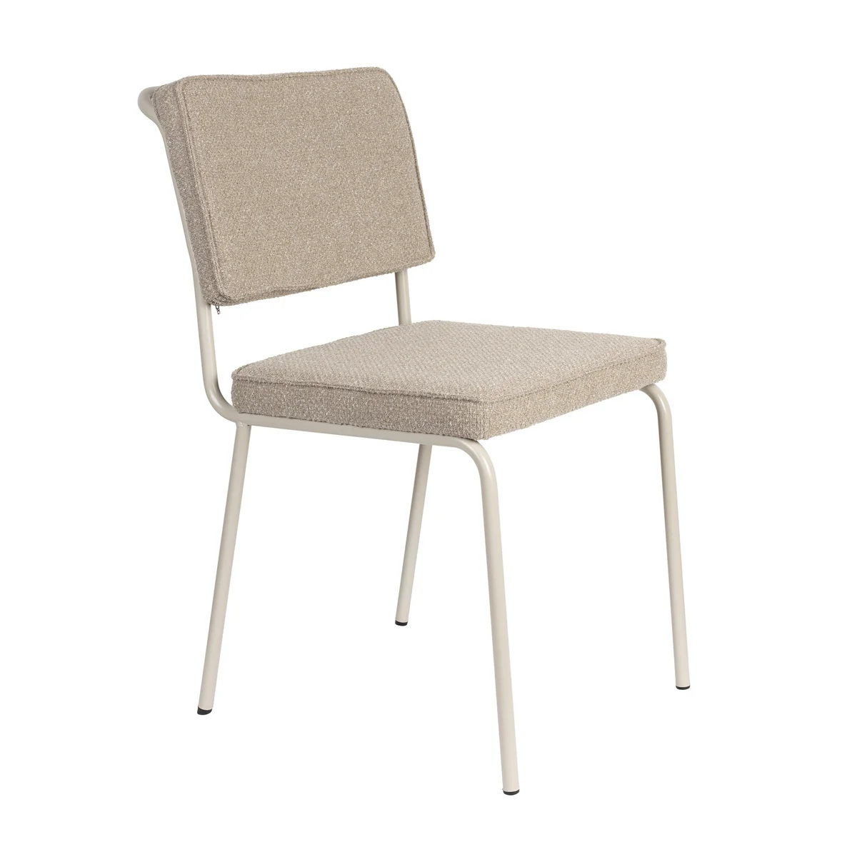 Zuiver - Buddy Chaise rembourrée, beige Zuiver - Buddy Chaise rembourrée, beige