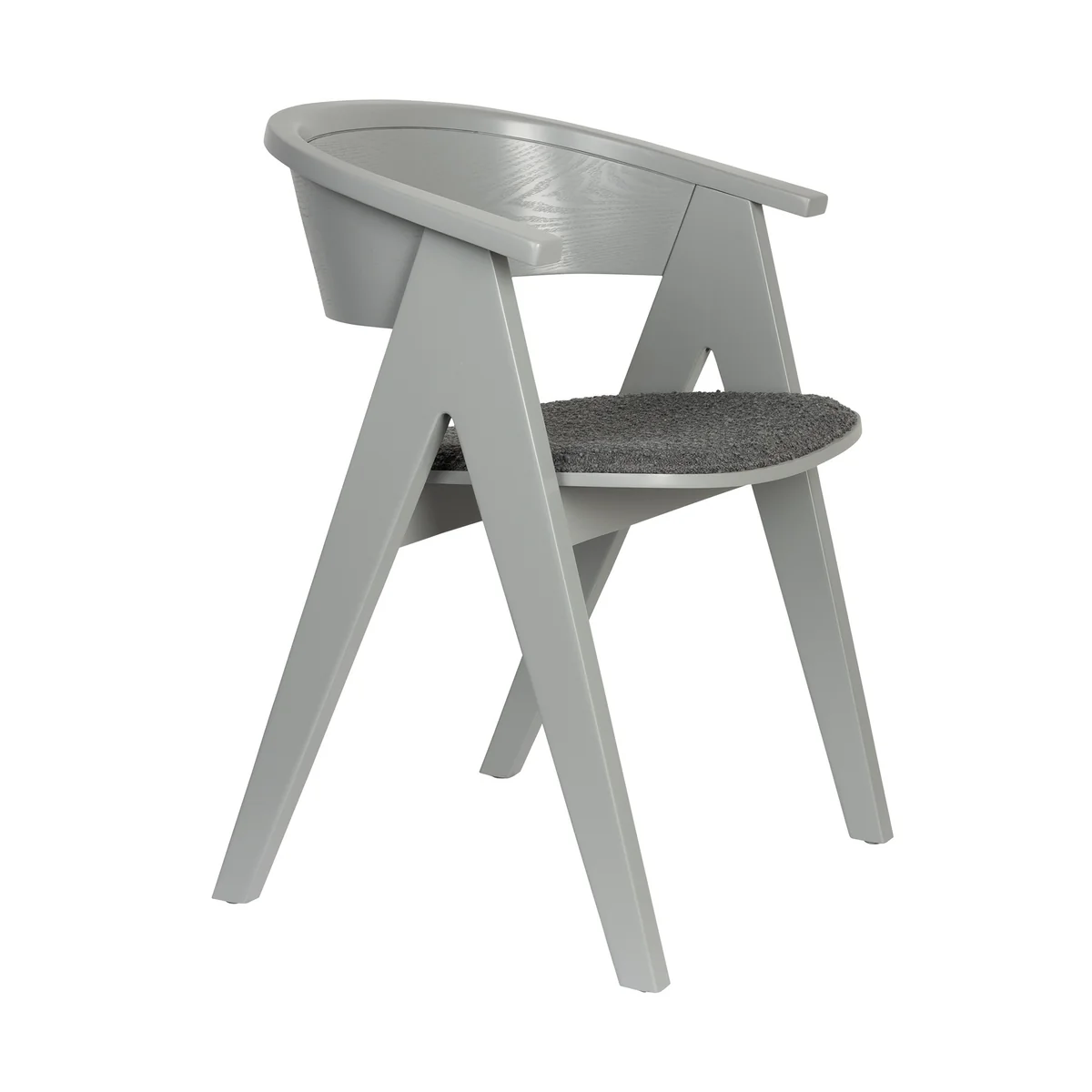 Zuiver - NDSM chaise avec accoudoirs, gris Zuiver - NDSM chaise avec accoudoirs, gris