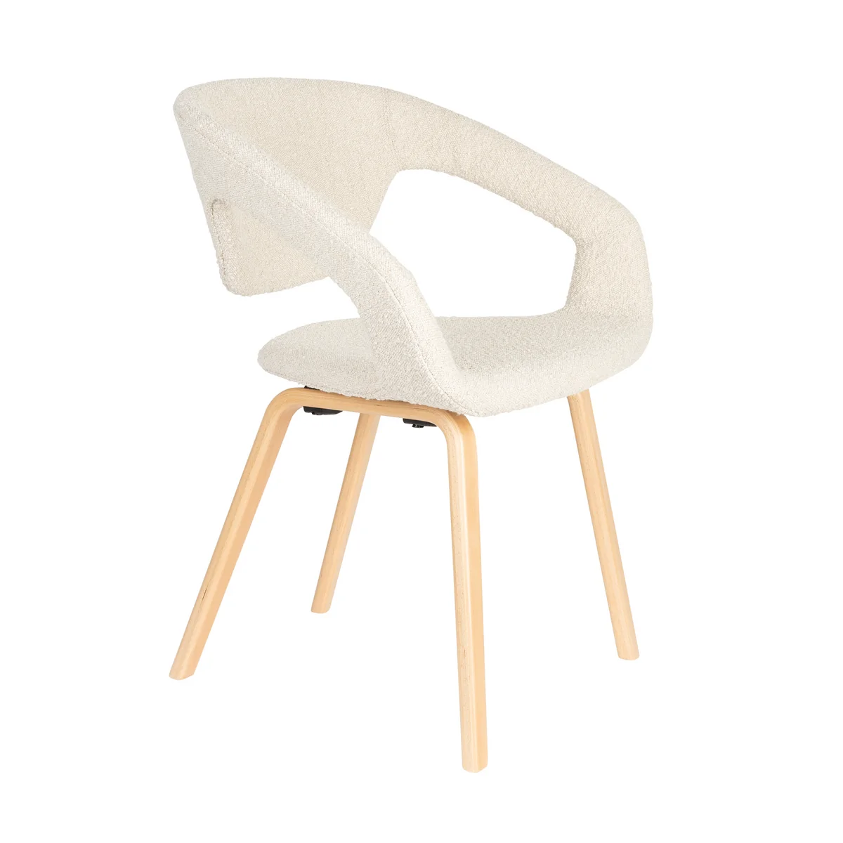 Zuiver - Flexback Chaise, Boucle beige Zuiver - Flexback Chaise, Boucle beige