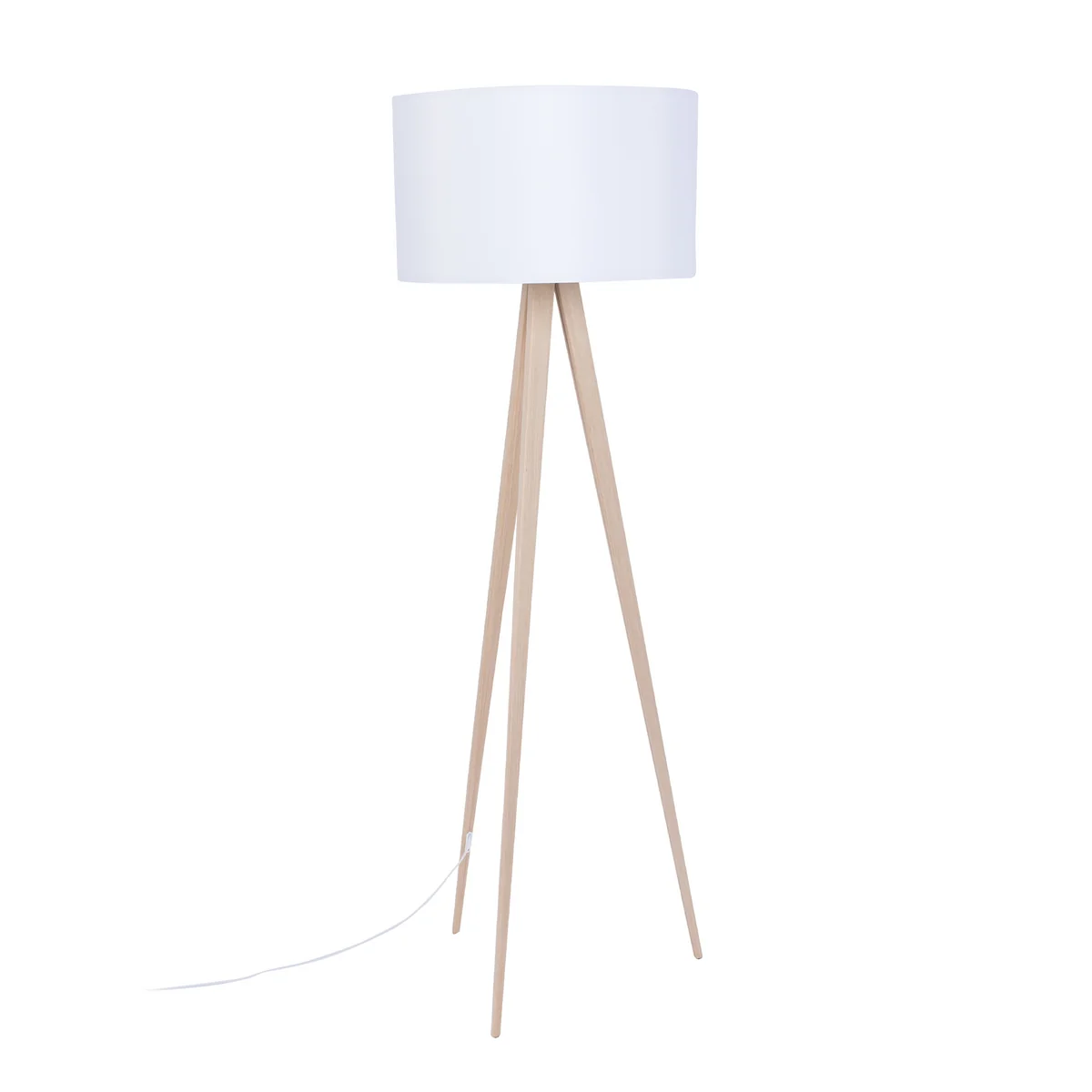 Zuiver - Tripod Wood Lampadaire, chêne / blanc Zuiver - Tripod Wood Lampadaire, chêne / blanc