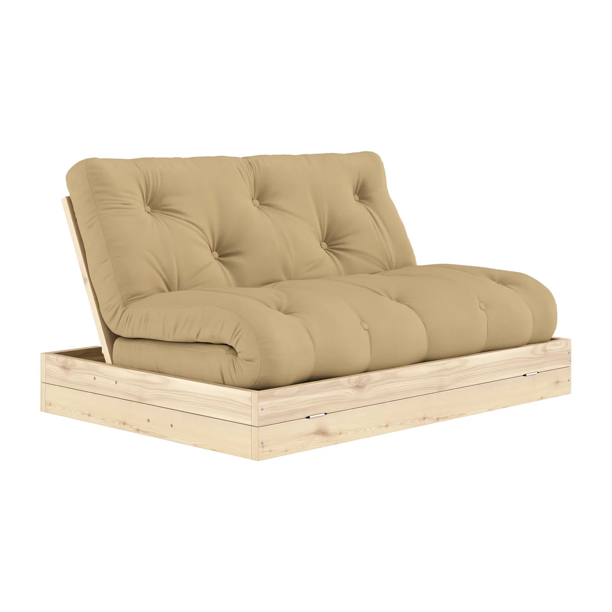 Karup - Flip lit de jour, 140 x 200 cm, pin naturel / wheat beige (758)