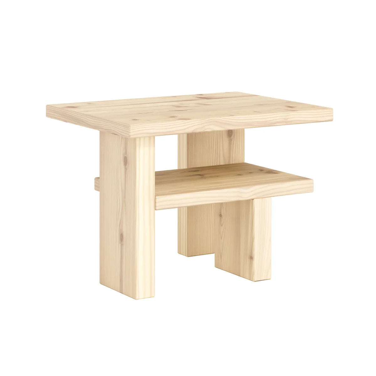 Karup - Japan Table d'appoint, 45 x 34 x 32 cm, pin naturel Karup - Japan Table d'appoint, 45 x 34 x 32 cm, pin naturel
