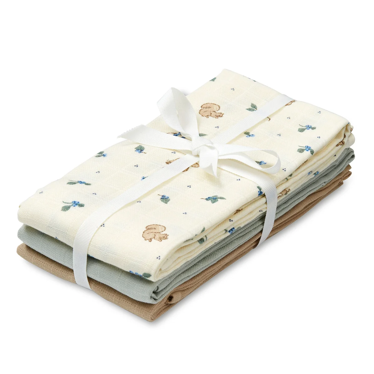 Cam Cam Copenhagen - Set de mousselines, blueberries (set de 3)