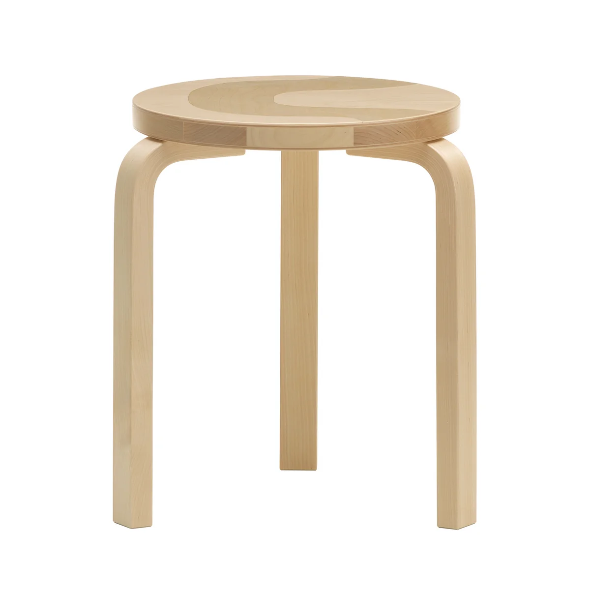 Artek x Marimekko - 60 Tabouret, Seireeni, Bouleau naturel (Anniversary Edition)