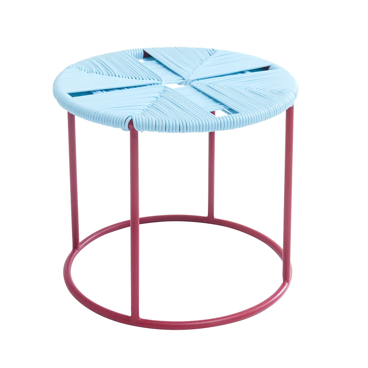 Acapulco Design - The Side Table, mesita, ICDMX_1, bleu clair / bordeaux Acapulco Design - The Side Table, mesita, ICDMX_1, bleu clair / bordeaux