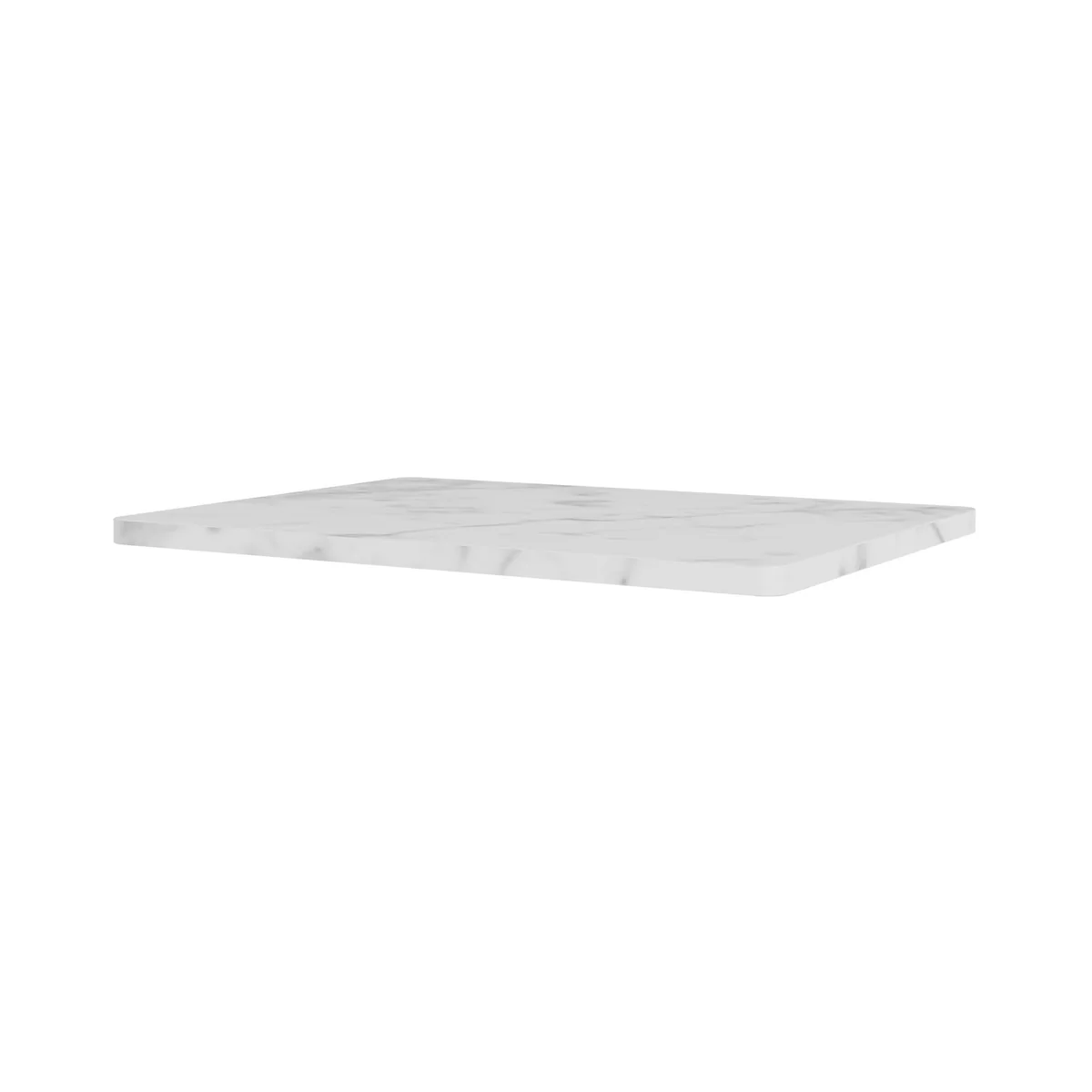 Montana - Plaque de recouvrement pour Panton Wire, 70,1 x 25,7 cm, marbre blanc Montana - Plaque de recouvrement pour Panton Wire, 70,1 x 25,7 cm, marbre blanc
