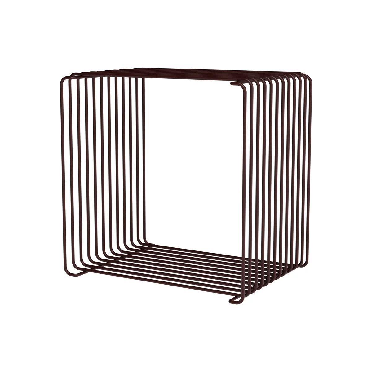 Montana - Panton Wire Étagère / Table d'appoint 25,7 cm, noir-rouge Montana - Panton Wire Étagère / Table d'appoint 25,7 cm, noir-rouge
