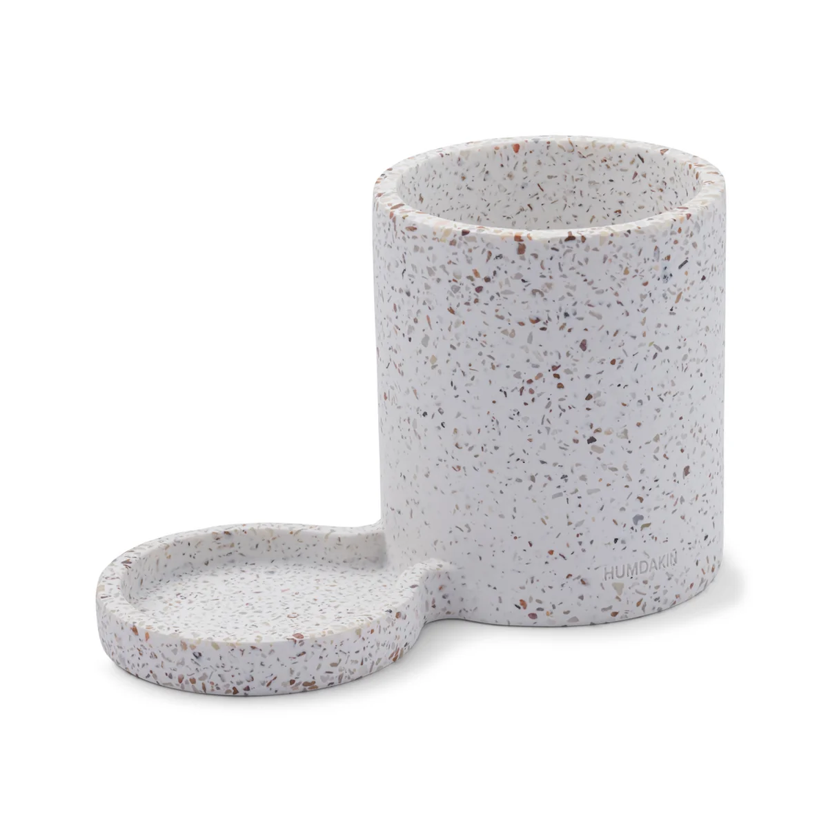 Humdakin - Organiseur de vaisselle Terrazzo, petit, naturel
