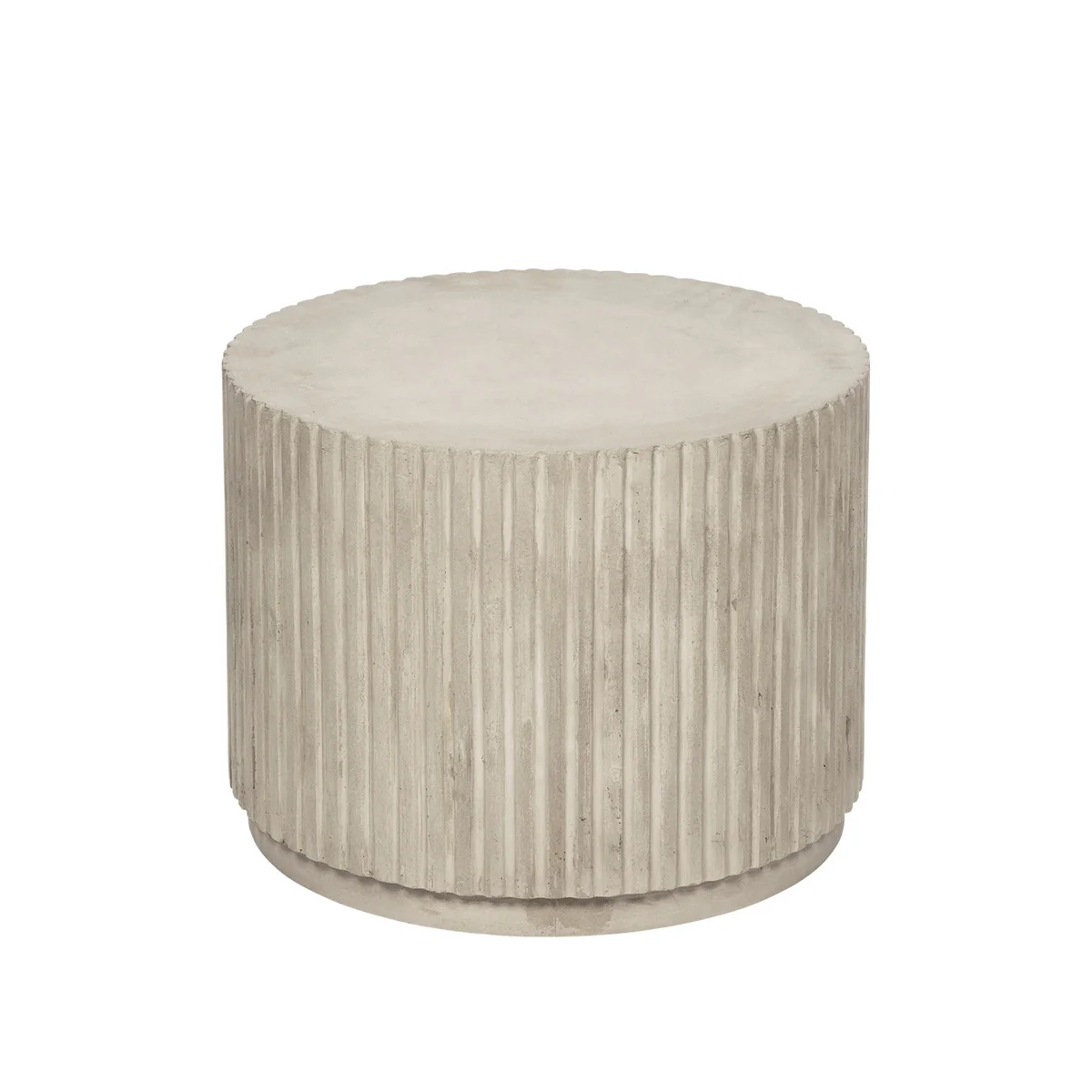 Broste Copenhagen - Rillo Table d'appoint, Ø 56 x H 42 cm, beige antique Broste Copenhagen - Rillo Table d'appoint, Ø 56 x H 42 cm, beige antique