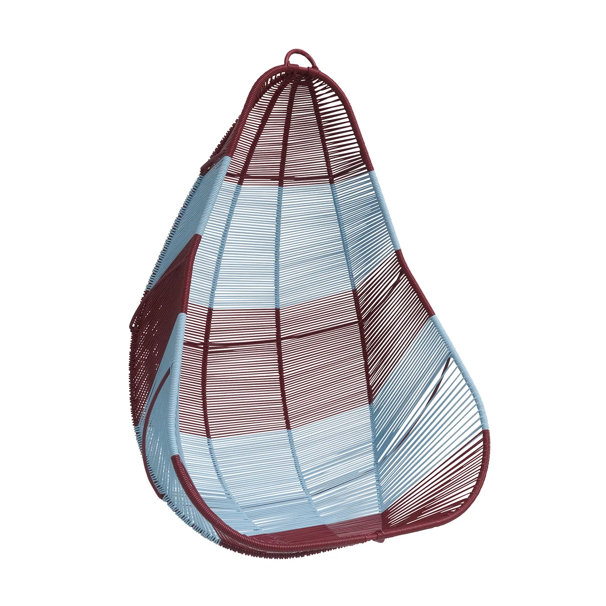 Acapulco Design - Acapulco chaise suspendue, CDMX_1, bleu clair / bordeaux Acapulco Design - Acapulco chaise suspendue, CDMX_1, bleu clair / bordeaux