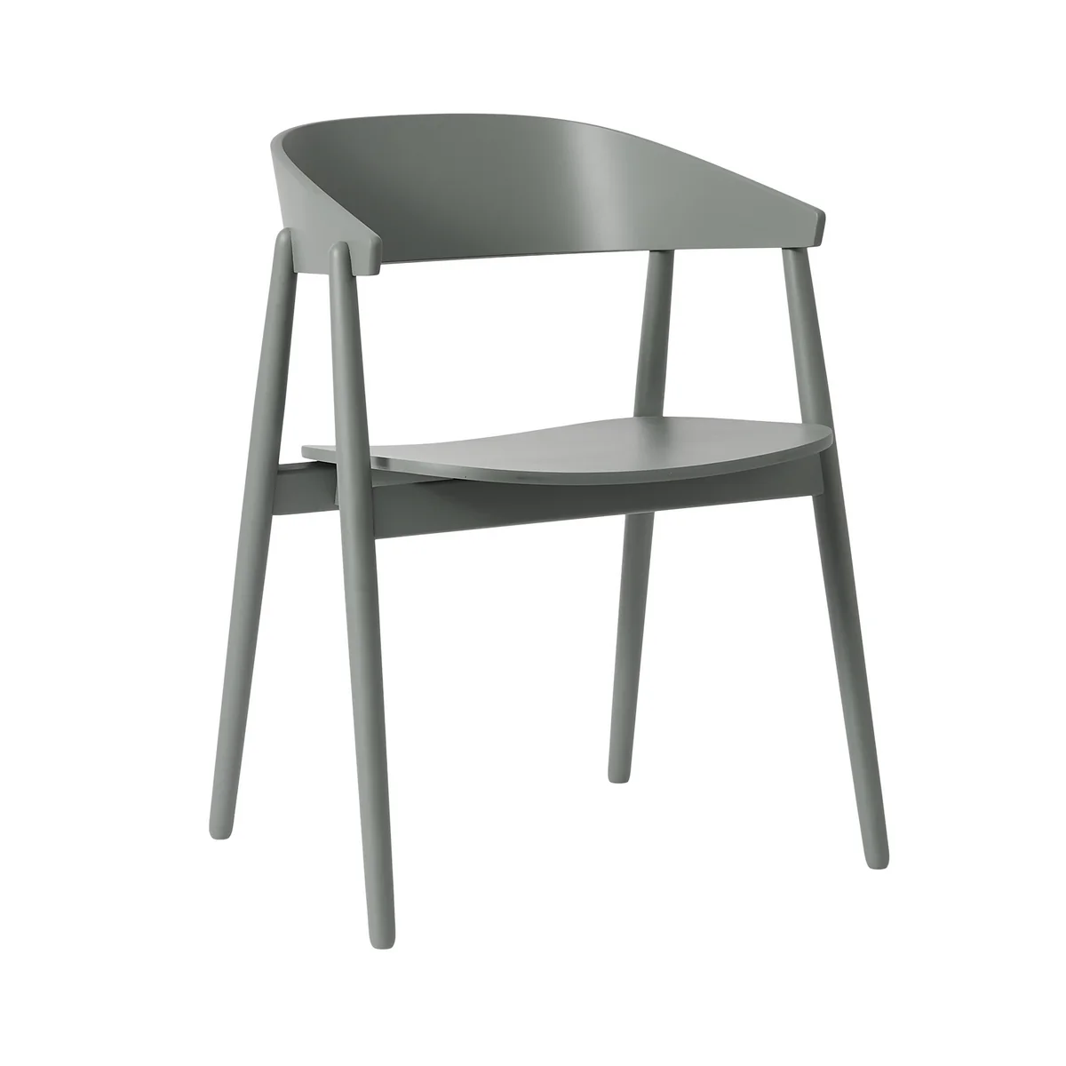 Andersen Furniture - AC2 Chaise, hêtre / laqué gris RAL 7042 Andersen Furniture - AC2 Chaise, hêtre / laqué gris RAL 7042