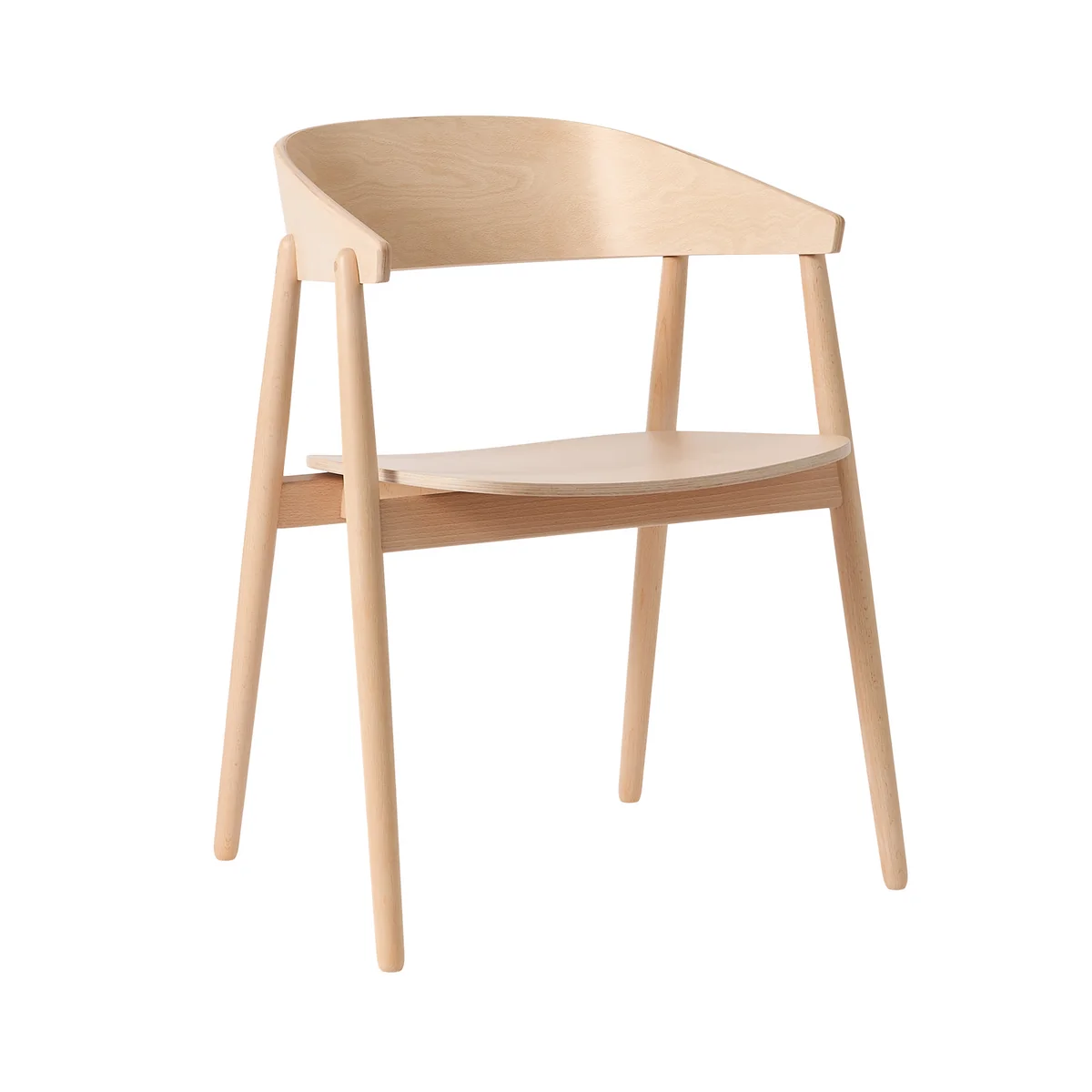 Andersen Furniture - AC2 Chaise, hêtre blanc pigmenté Andersen Furniture - AC2 Chaise, hêtre blanc pigmenté