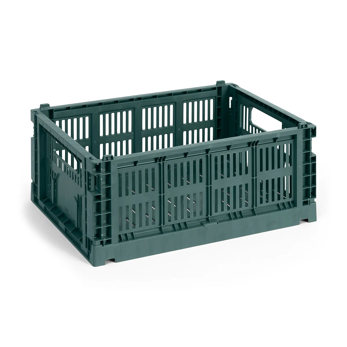HAY - Colour Crate Corbeille M, 34,5 x 26,5 cm, vert foncé, recycled HAY - Colour Crate Corbeille M, 34,5 x 26,5 cm, vert foncé, recycled