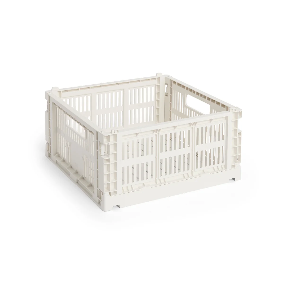 HAY - Colour Crate Corbeille Square M, 29,5 x 29,5 cm, blanc cassé, recyclée HAY - Colour Crate Corbeille Square M, 29,5 x 29,5 cm, blanc cassé, recyclée