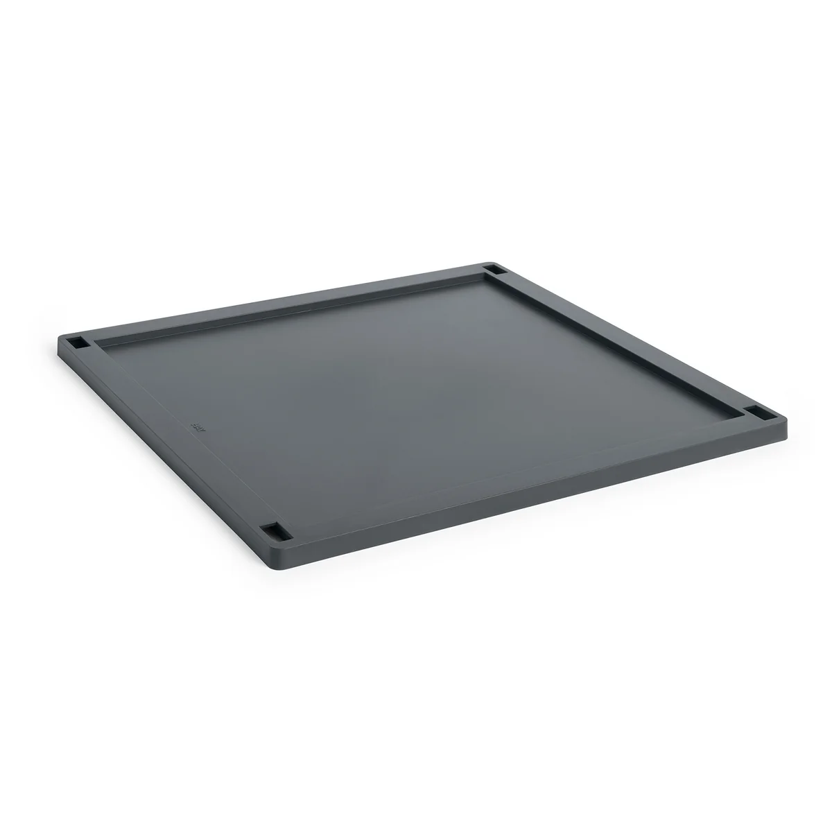 HAY - Colour Crate Square couvercle L, plastique, charcoal HAY - Colour Crate Square couvercle L, plastique, charcoal