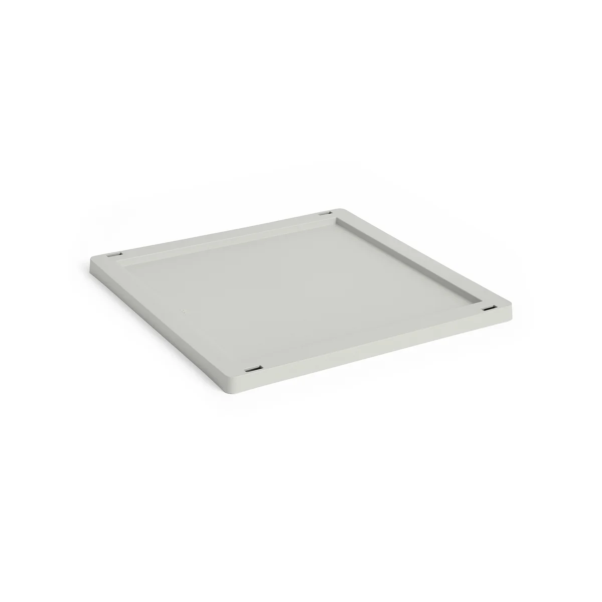 HAY - Colour Crate Square/ Cube couvercle M, plastique, gris HAY - Colour Crate Square/ Cube couvercle M, plastique, gris