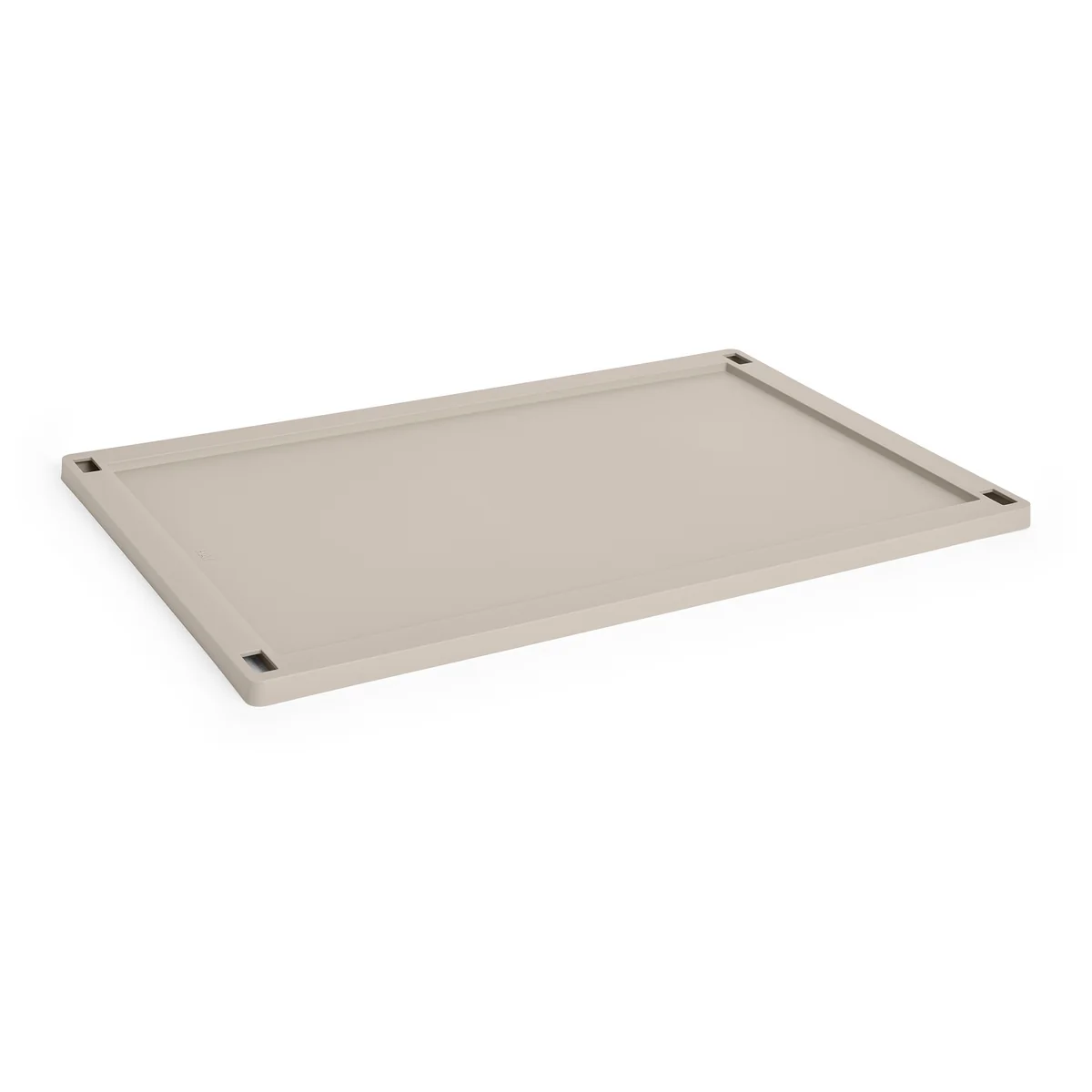 HAY - Colour Crate Couvercle en plastique L, warm grey HAY - Colour Crate Couvercle en plastique L, warm grey