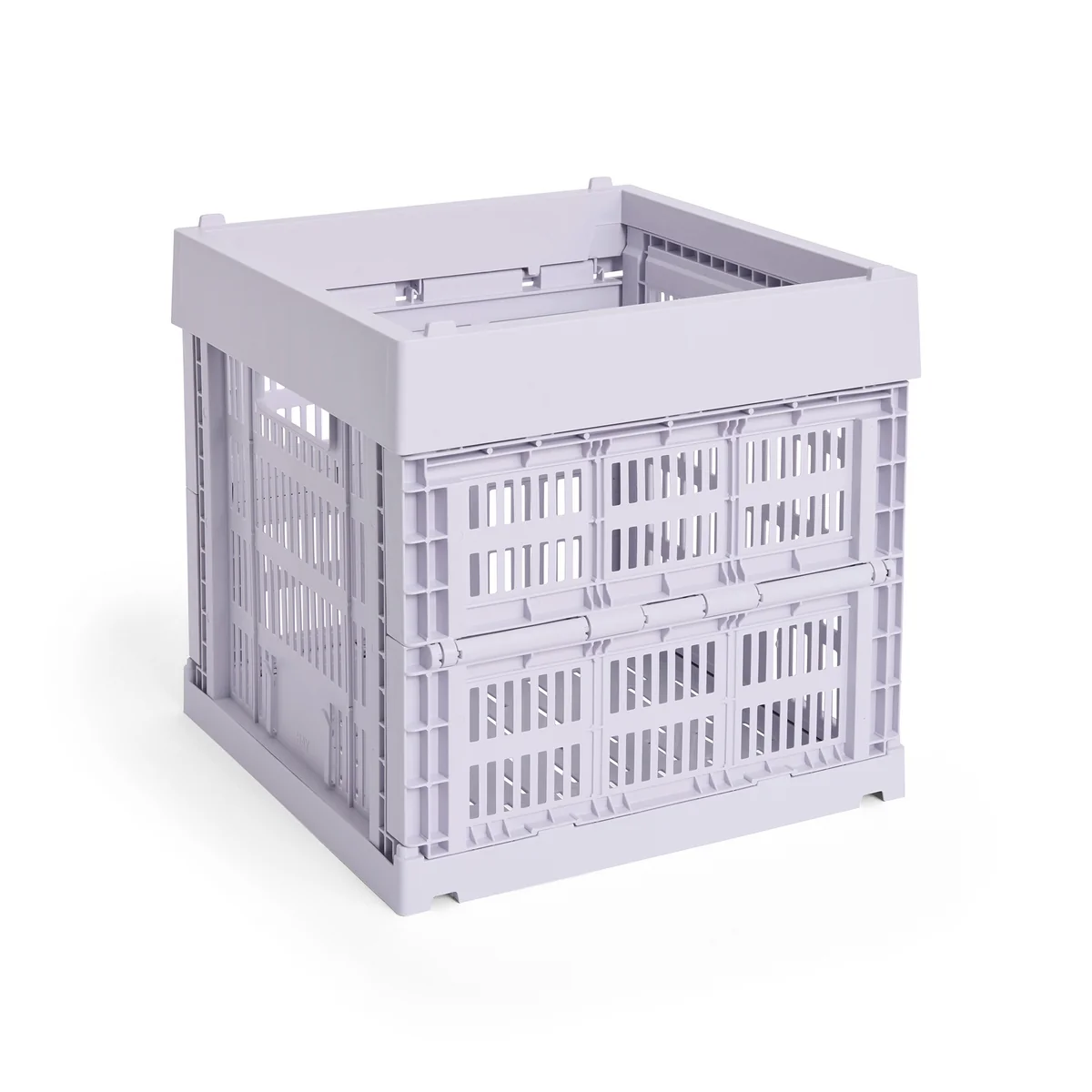 HAY - Colour Crate Corbeille Cube, 29,5 x 29,5 cm, lavande, recyclée HAY - Colour Crate Corbeille Cube, 29,5 x 29,5 cm, lavande, recyclée