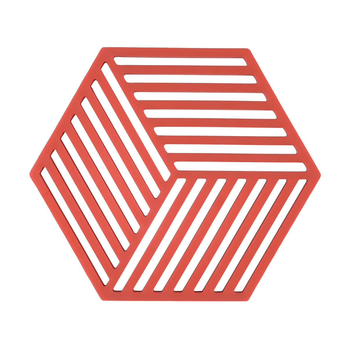 Zone Denmark - Hexagon Dessous de verre, burned red Zone Denmark - Hexagon Dessous de verre, burned red